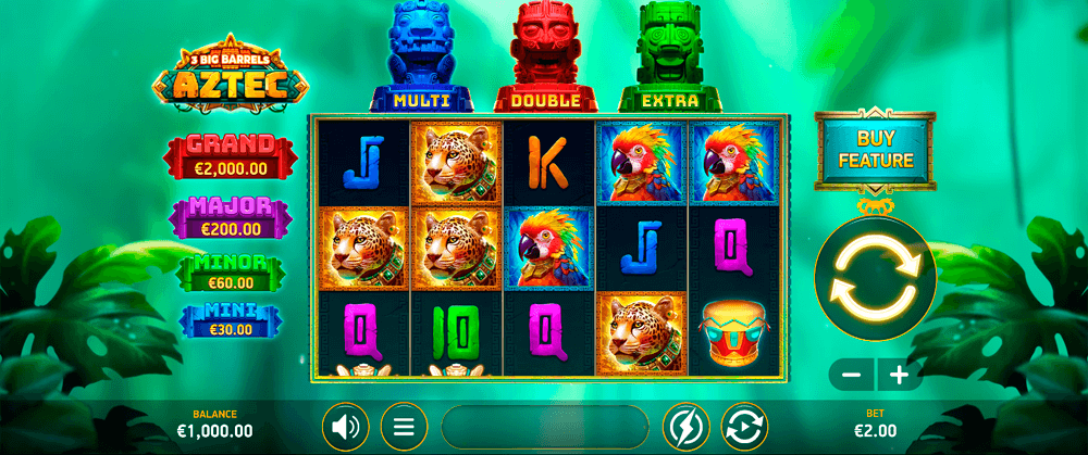 3 Big Barrels Aztec Rules
